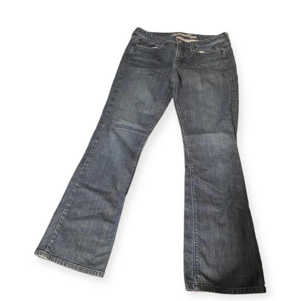 American Eagle Outfitters Jeans Women’s‎ Size 12 True Boot Pockets Distressed